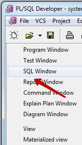 PL/SQL Developer откртиые нового Sql-окна